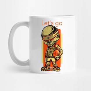 Let's go basketball player Mug